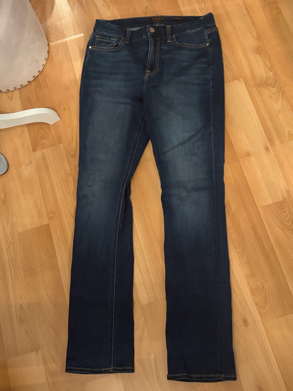 Jen7 Slim Straight Dark Wash Jeans Size 6